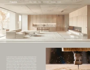 Strona internetowa dla producenta frontów meblowych