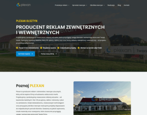 Strona internetowa dla producenta reklam z Olsztyna