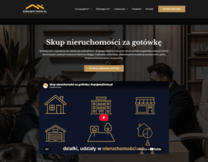 Strona internetowa dla skupu nieruchomości z Olsztyna